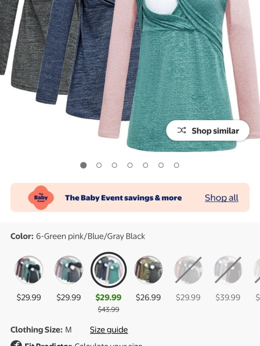 4 lot Bearsland Long Sleeve Nursing maternity  Shirts